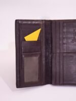 Nature & Tao Hand-Painted Fortune Talisman in Walnut Frame – Traditional Red Ink on Yellow Blessing Paper, Removable for Carry, A Quiet Companion for Grace & Good Flow