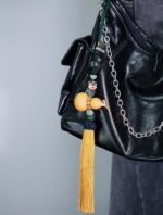 Nature & Tao Natural Gourd Hanging Charm – Yellow Tassel, A Gentle Reminder of Wholeness & Ease for Home or Travel