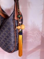 Nature & Tao Natural Gourd Hanging Charm – Yellow Tassel, A Gentle Reminder of Wholeness & Ease for Home or Travel