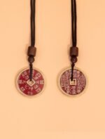 Nature & Tao Cinnabar ShanGui Pendant – The Ultimate Yang Mineral Amulet, Engraved with “Thunder Command, Slay Ghosts” & Eight Trigrams