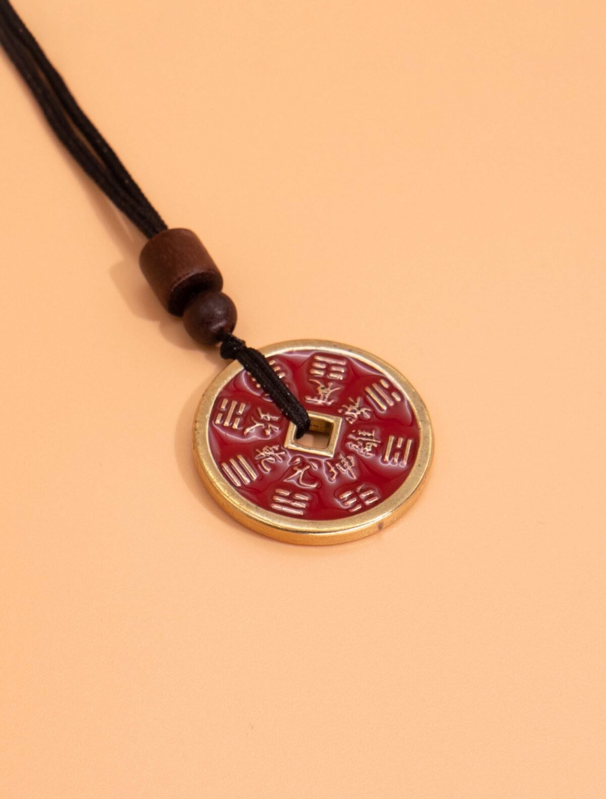 Nature & Tao Cinnabar ShanGui Pendant – The Ultimate Yang Mineral Amulet, Engraved with “Thunder Command, Slay Ghosts” & Eight Trigrams