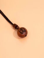 Nature & Tao Lei Gong Hui Amulet – Thunder-Struck Jujube Wood with Carved Talisman, A Gentle Reminder of Steadiness & Clarity