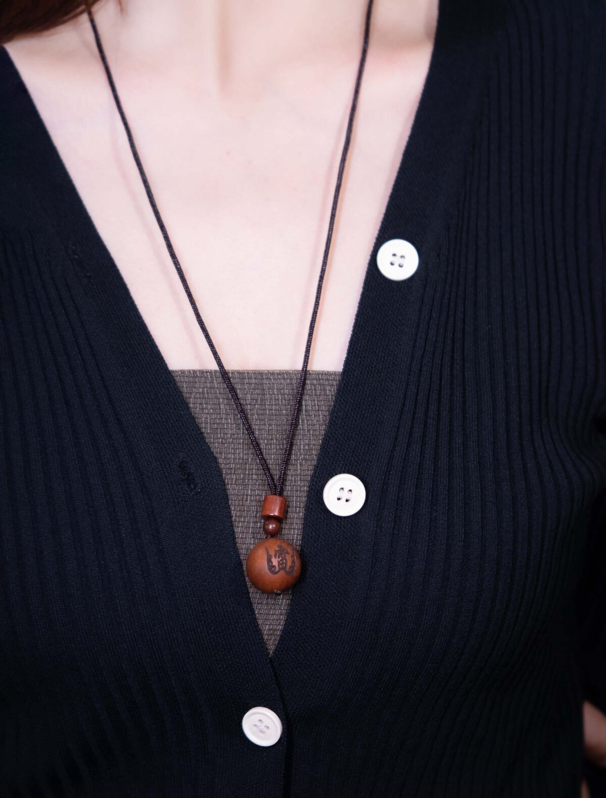 Nature & Tao Lei Gong Hui Amulet – Thunder-Struck Jujube Wood with Carved Talisman, A Gentle Reminder of Steadiness & Clarity
