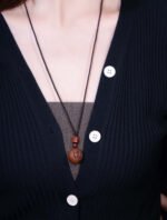 Nature & Tao Lei Gong Hui Amulet – Thunder-Struck Jujube Wood with Carved Talisman, A Gentle Reminder of Steadiness & Clarity