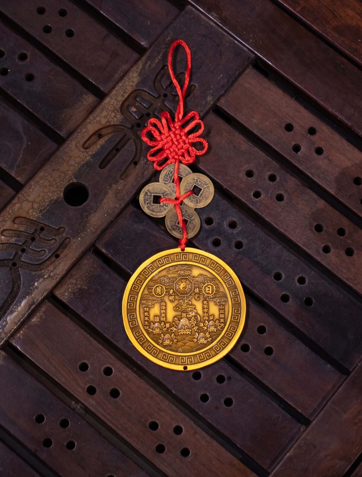 Nature & Tao Brass Shan Hai Zhen – Engraved Landscape, A Gentle Guardian for Home & Workspace