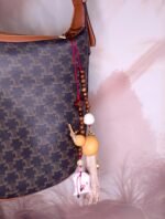 Nature & Tao Five Blessings Pendant – Gourd, Bodhi, Lotus, Scented Sachet & Pink Tassel, A Gentle Reminder of Wholeness & Ease