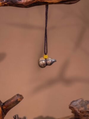 Nature & Tao Qi Nan Gourd Pendant – Rare Agarwood, Sweet & Cool Fragrance, Fu Lu Blessing for Harmony & Prosperity
