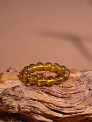 Nature & Tao Yellow Citrine Bracelet – Earth-Generated Gold, Prosperity & Harmonious Yang