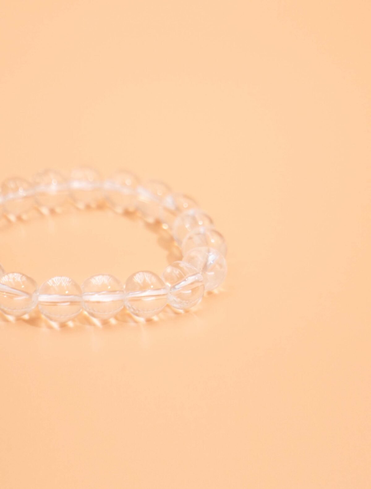 Nature & Tao White Crystal Bracelet – Purify Your Aura, Amplify Intentions, Attract Flowing Abundance
