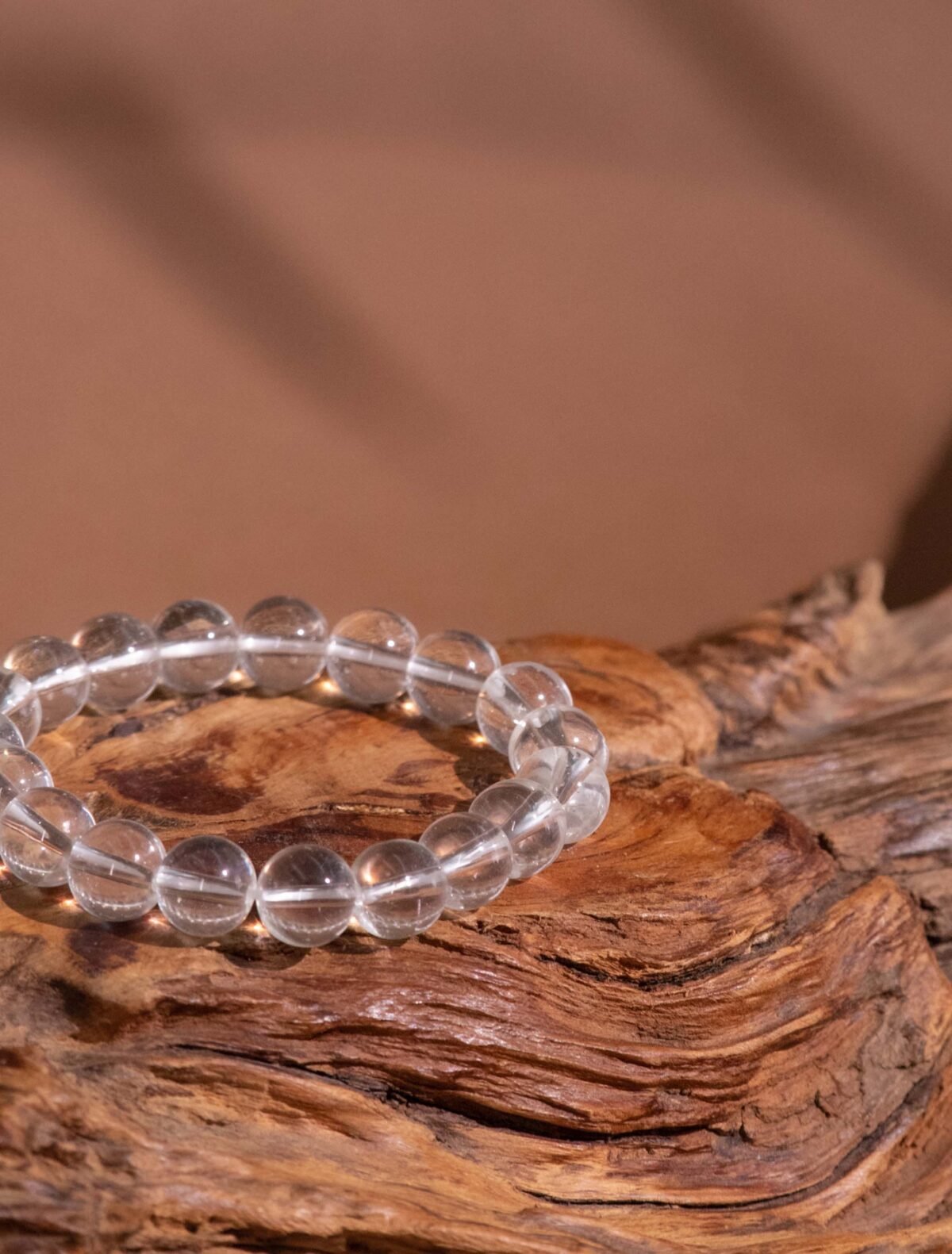 Nature & Tao White Crystal Bracelet – Purify Your Aura, Amplify Intentions, Attract Flowing Abundance