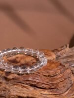 Nature & Tao White Crystal Bracelet – Purify Your Aura, Amplify Intentions, Attract Flowing Abundance