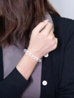 Nature & Tao White Crystal Bracelet – Pure, Clear, Naturally Bright, A Gentle Presence for Daily Life