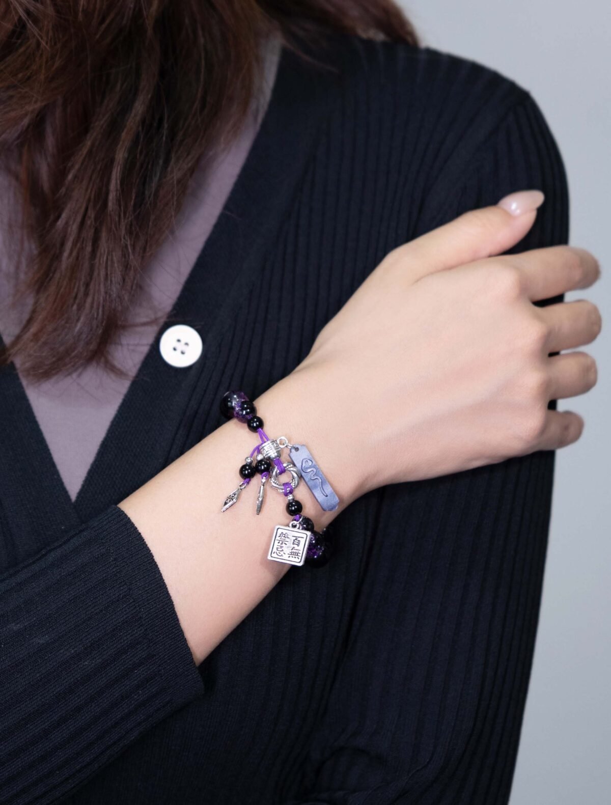 Nature & Tao Amethyst & Bai Wu Jin Ji Bracelet – Purple Light, Gentle Presence, A Quiet Companion for Daily Life