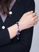 Nature & Tao Amethyst & Bagua Bracelet – Purple Light, Eight Signs, A Quiet Companion for Daily Life