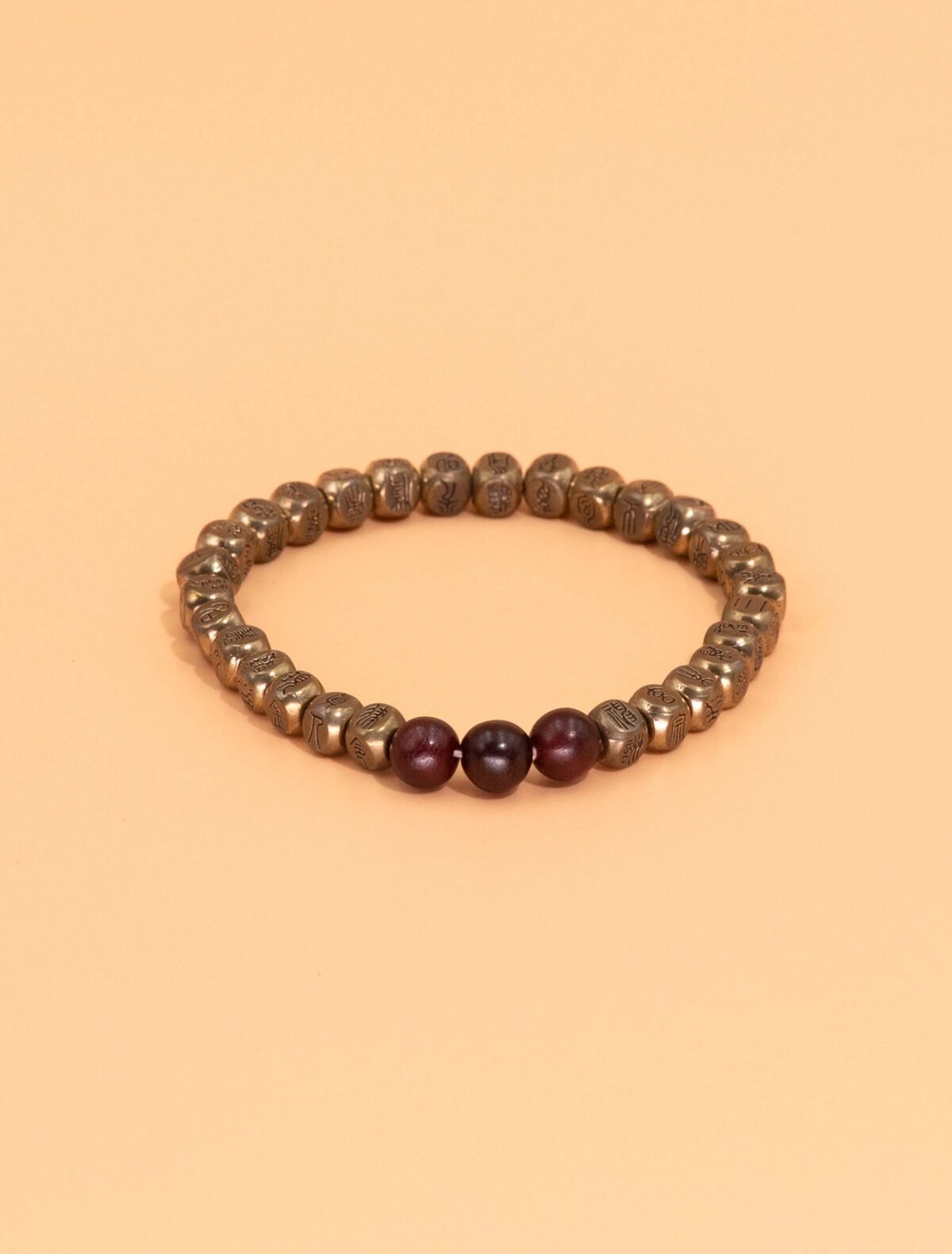 Nature & Tao Golden Light Incantation Bracelet – Engraved with the Most Powerful Exorcism Spell in Taoism