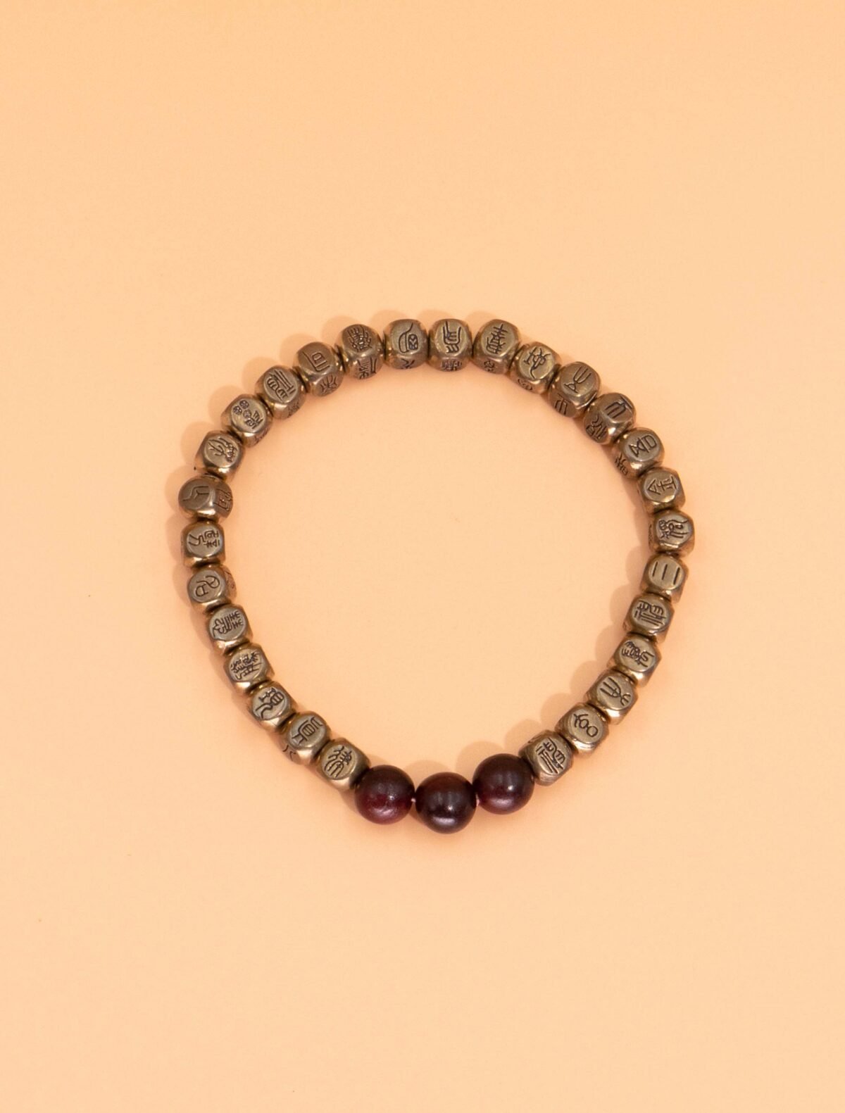 Nature & Tao Golden Light Incantation Bracelet – Engraved with the Most Powerful Exorcism Spell in Taoism