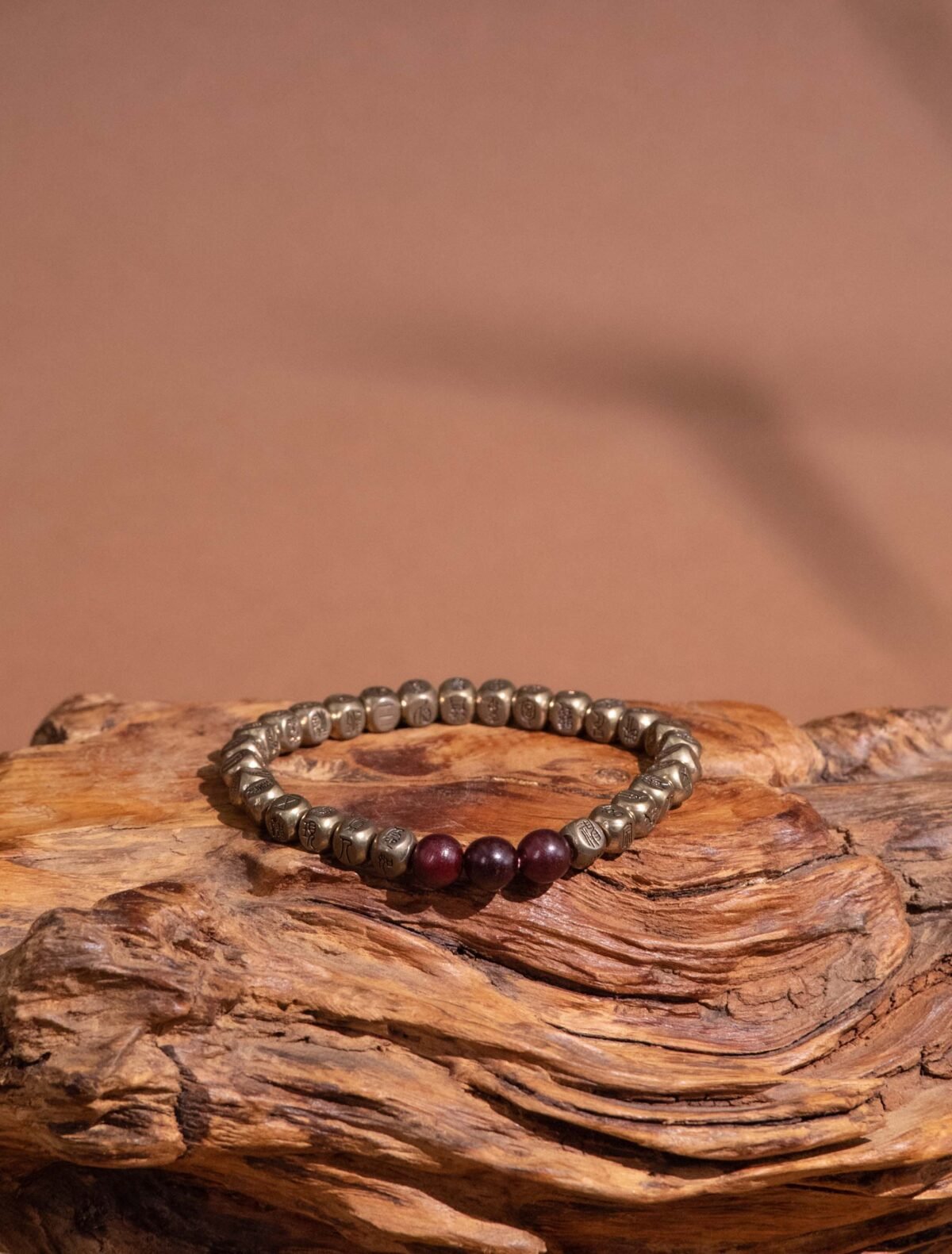Nature & Tao Golden Light Incantation Bracelet – Engraved with the Most Powerful Exorcism Spell in Taoism