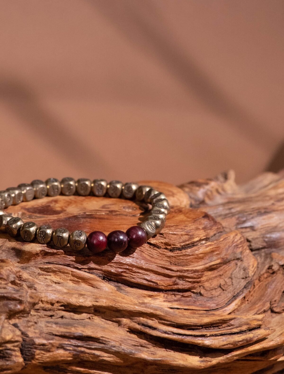Nature & Tao Golden Light Incantation Bracelet – Engraved with the Most Powerful Exorcism Spell in Taoism