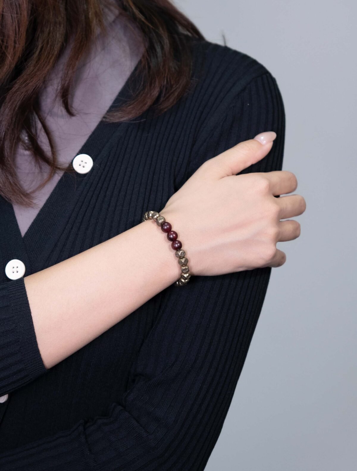 Nature & Tao Copper Golden Light Mantra Bracelet – Engraved Seal Script, A Gentle Reminder of Inner Brightness & Purpose