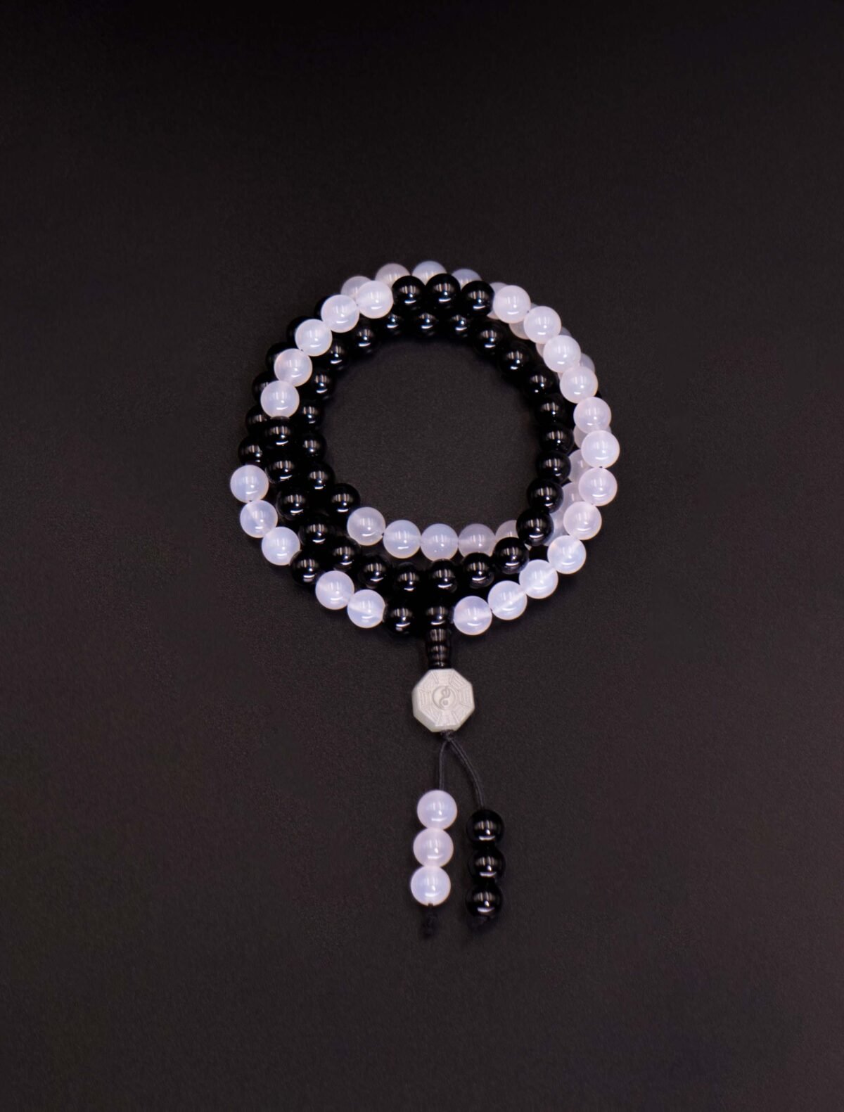 Nature & Tao Agate Flow Beads – 81 Beads of Quiet Counting, A Silent Mandala for Meditation & Daily Practice
