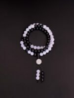Nature & Tao Agate Flow Beads – 81 Beads of Quiet Counting, A Silent Mandala for Meditation & Daily Practice