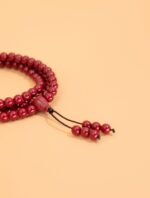 Nature & Tao Pure Cinnabar 108 Prayer Beads – 36 Tian Gang + 72 Di Sha, The Ultimate Yang Mineral for Warding Off Evil