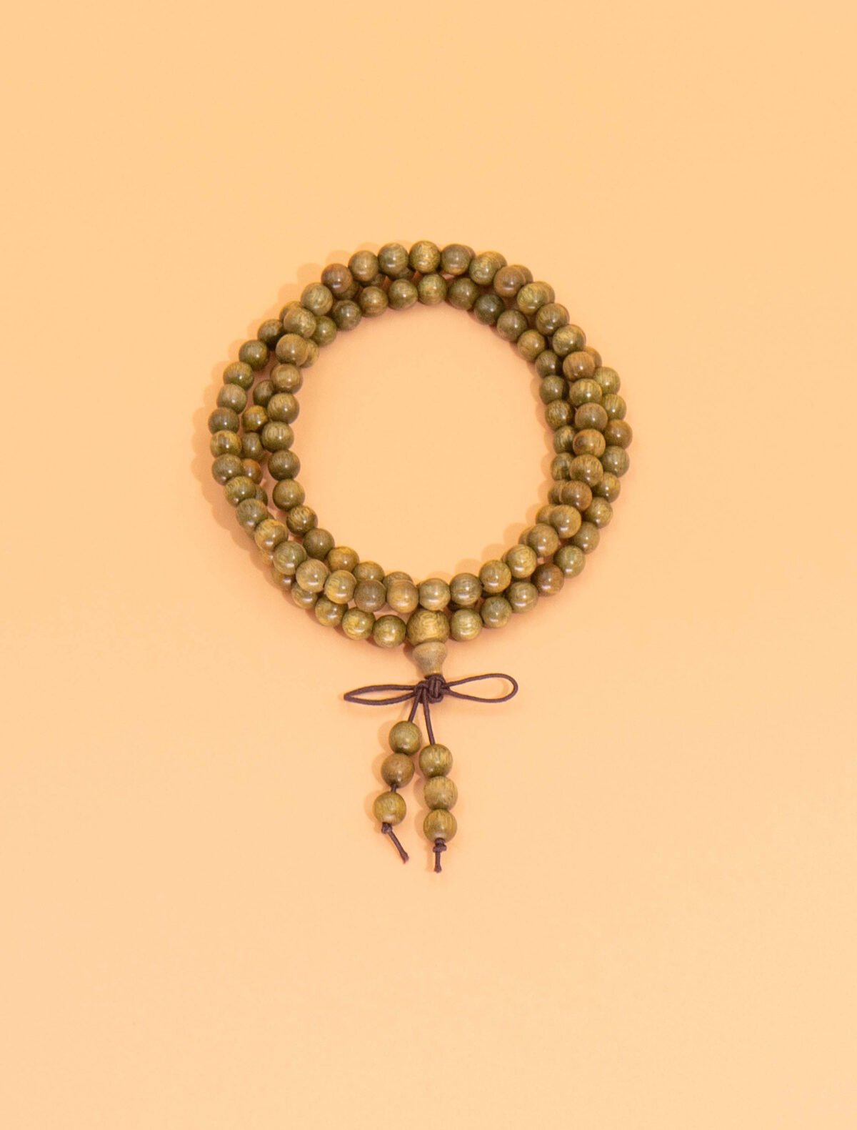 Nature & Tao Sacred Green Sandalwood 108 Prayer Beads – 36 Heavenly Generals + 72 Earthly Fiends for Complete Spiritual Protection