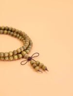 Nature & Tao Sacred Green Sandalwood 108 Prayer Beads – 36 Heavenly Generals + 72 Earthly Fiends for Complete Spiritual Protection