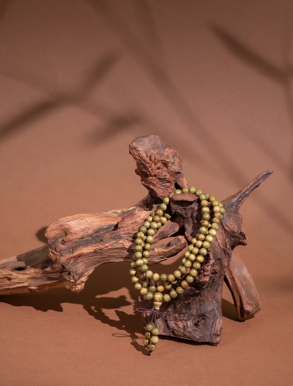 Nature & Tao Sacred Green Sandalwood 108 Prayer Beads – 36 Heavenly Generals + 72 Earthly Fiends for Complete Spiritual Protection
