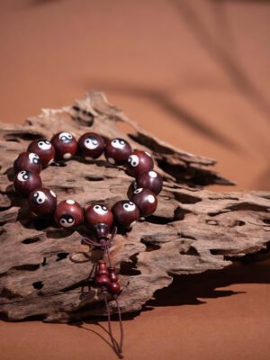 Nature & Tao Bloodwood Taiji Bracelet – The Ultimate Symbol of Universal Harmony