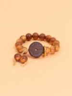 Nature & Tao Sacred Cedar & ShanGui Pendant Bracelet – Repel Evil, Anchor Spirit, Attract Noble Luck