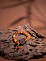 Nature & Tao Sacred Cedar & ShanGui Pendant Bracelet – Repel Evil, Anchor Spirit, Attract Noble Luck