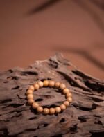 Nature & Tao Sacred Peach Wood Bracelet – Ward Off Evil, Attract Harmonious Relationships