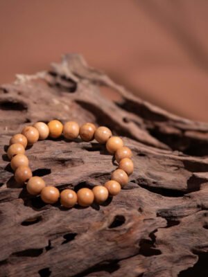 Nature & Tao Sacred Peach Wood Bracelet – Ward Off Evil, Attract Harmonious Relationships