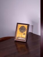 Nature & Tao Coin Money Tree Frame – Hand-Arranged Coins, Calligraphy Art & Walnut Frame, A Gentle Reminder of Steadiness & Grace