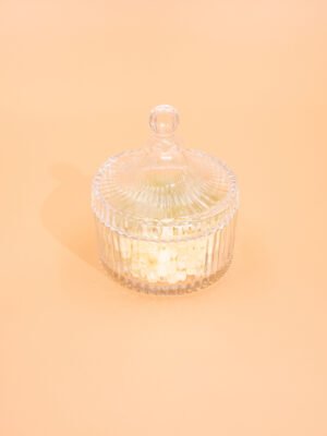 Nature & Tao Citrine Cleansing Bowl – Natural Chips · Glass Vessel · Place Them In · Let Stillness Do the Rest