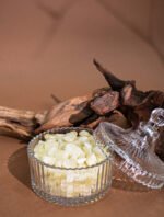 Nature & Tao Citrine Cleansing Bowl – Natural Chips · Glass Vessel · Place Them In · Let Stillness Do the Rest
